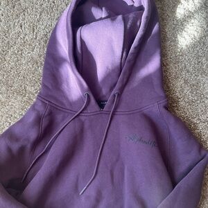 Alphalete cropped purple sweater